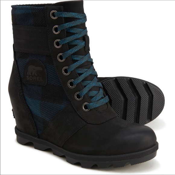 SOREL Lexie Blue Waterproof Boot Size - Picture 4 of 8